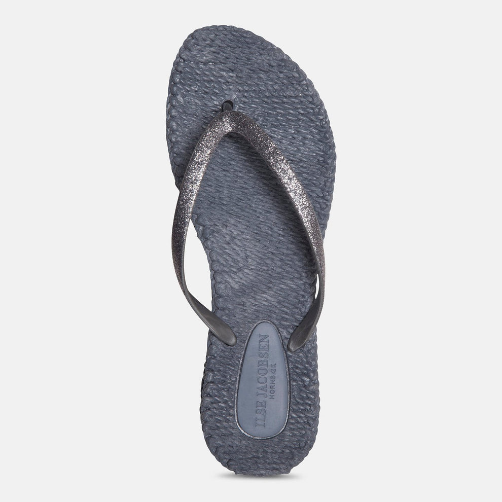 Ilse Jacobsen W Flip Flop With Glitter Grey
