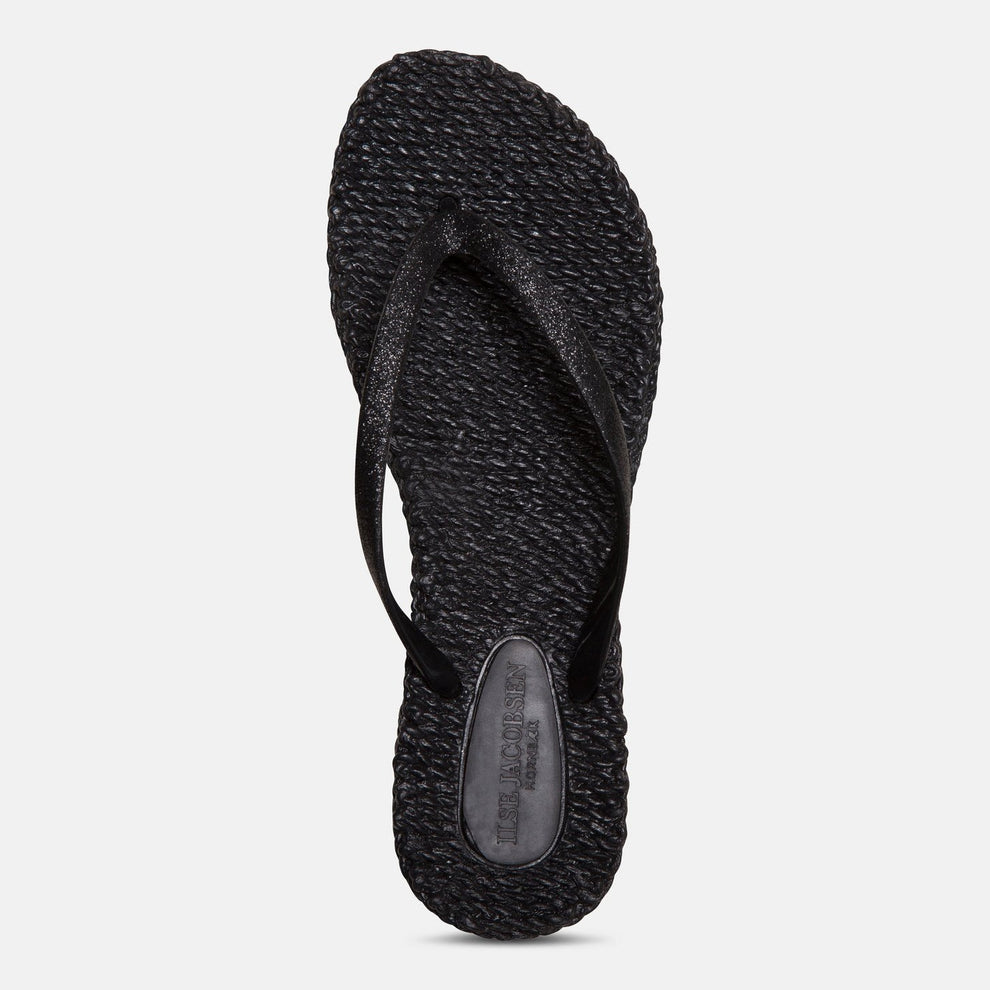 Ilse Jacobsen W Flip Flop With Glitter Black