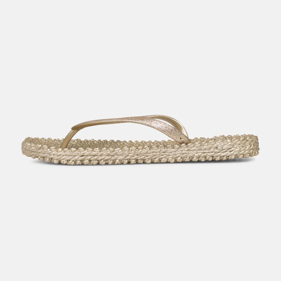 Ilse Jacobsen W Flip Flop With Glitter Platin