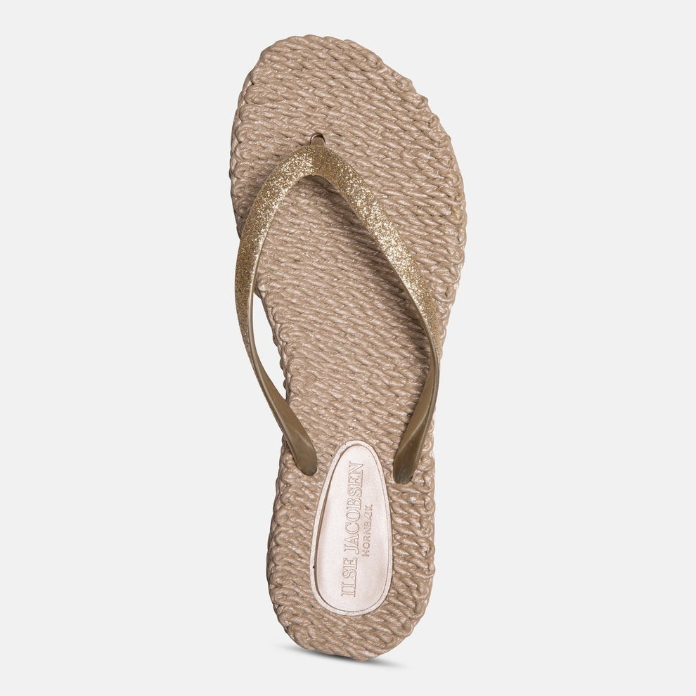 Ilse Jacobsen W Flip Flop With Glitter Platin