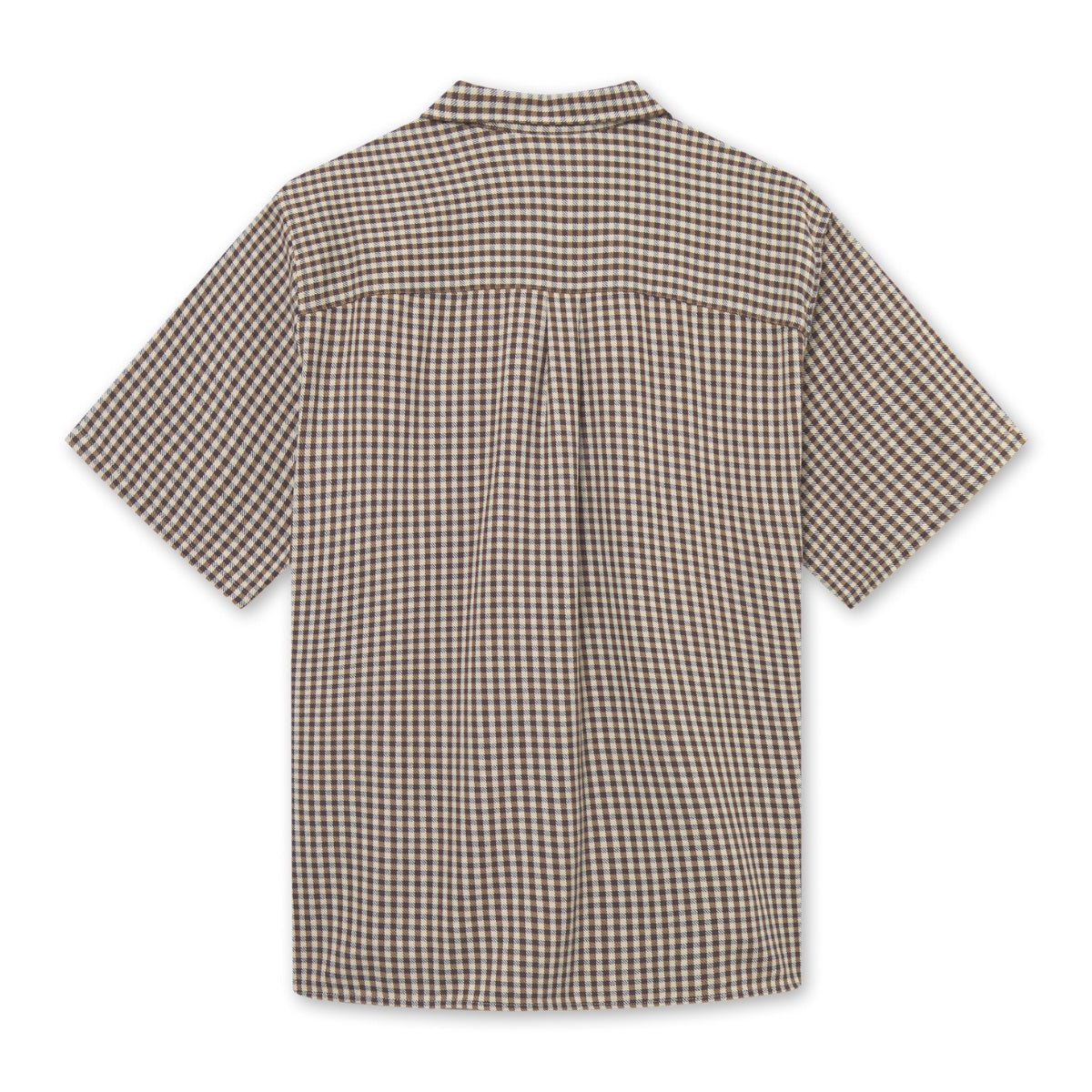 Forét Hush Twill Ss Shirt Brown Check