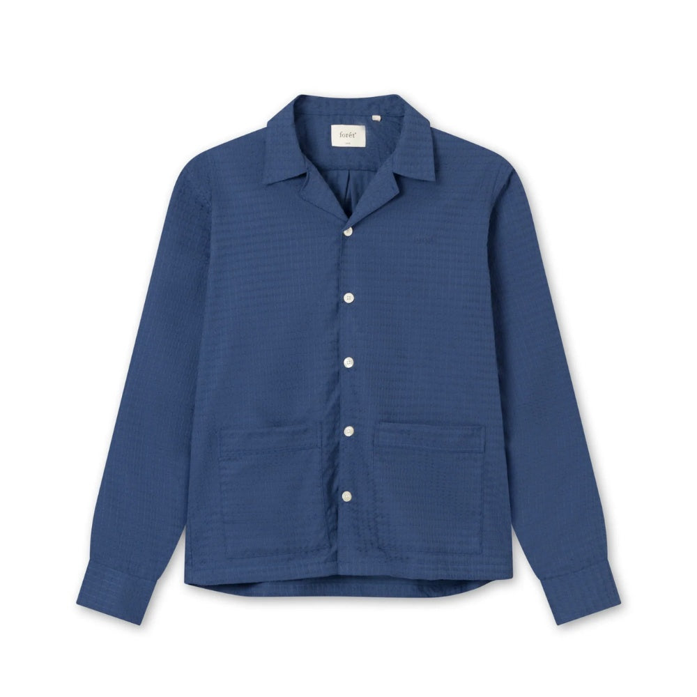 Forét M Loom Shirt Navy