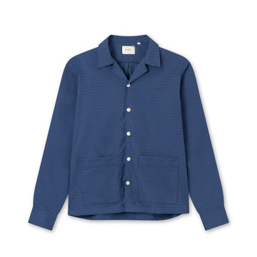 Forét M Loom Shirt Navy