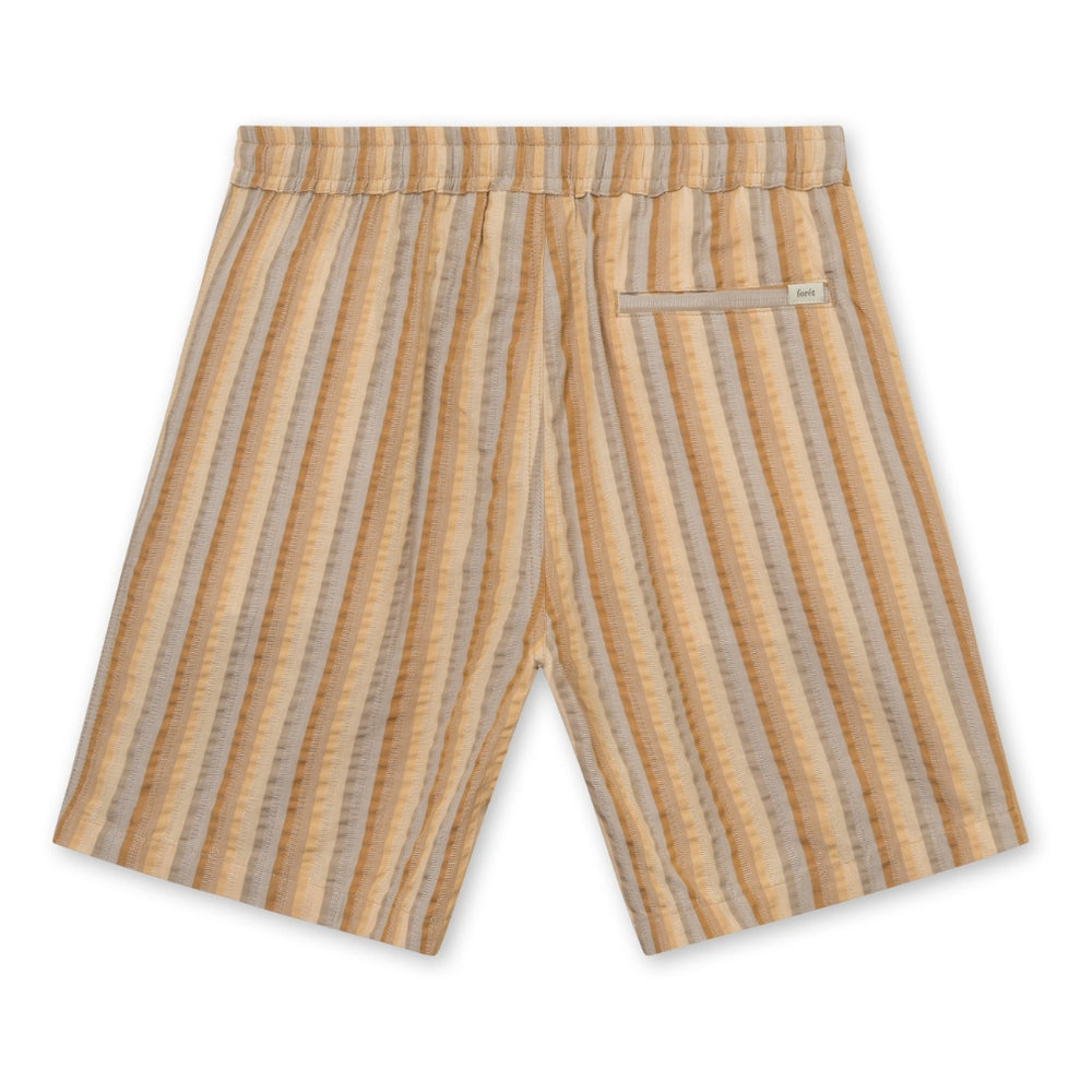 Forét M Otter Seersucker Shorts Rubber Stribe - PRIS MANGLER