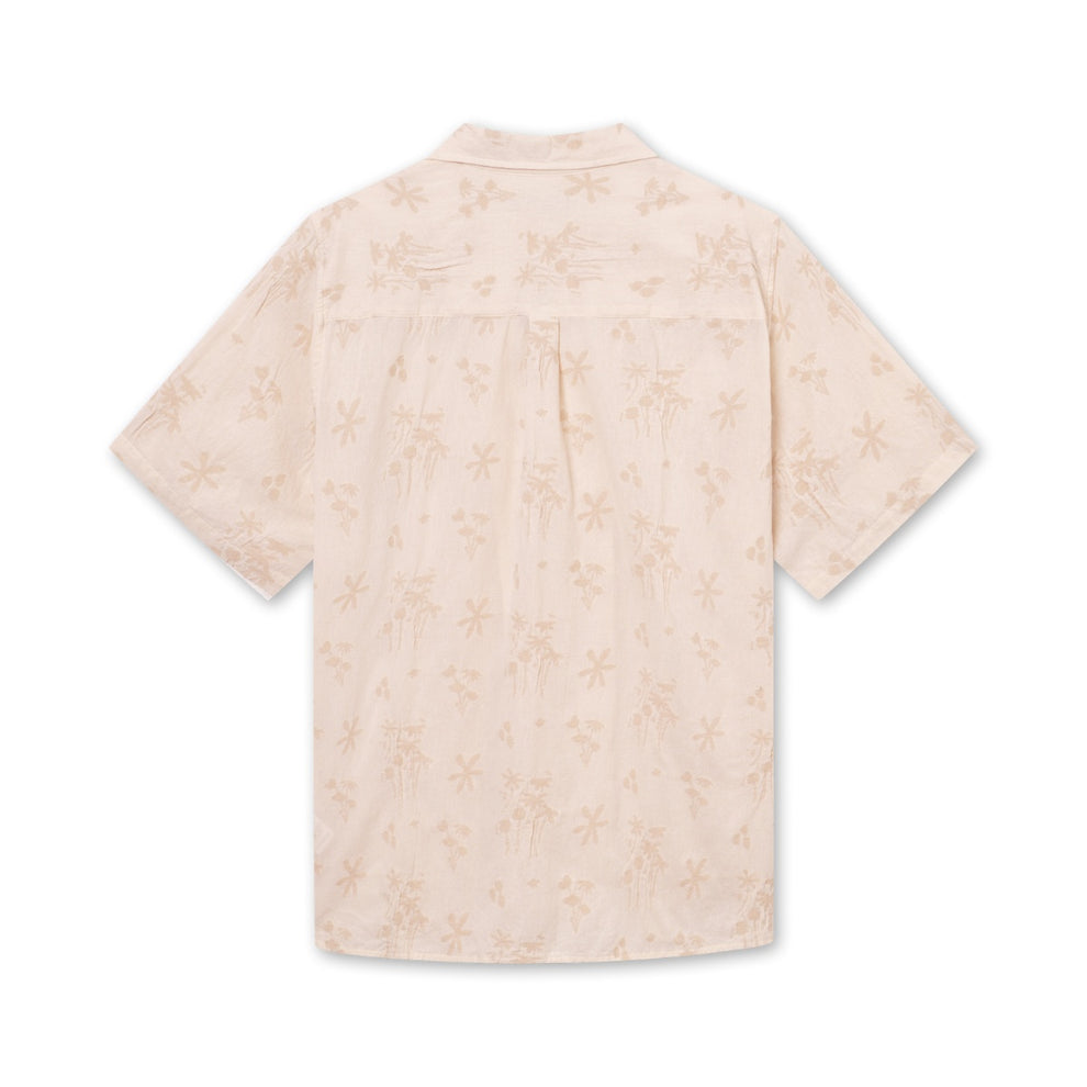 Forét Peer Flower Jacquard Ss Shirt Cloud