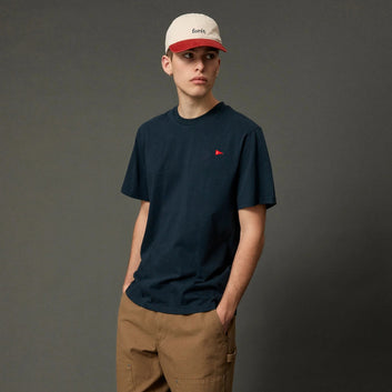 Forét M Flag T-shirt Navy