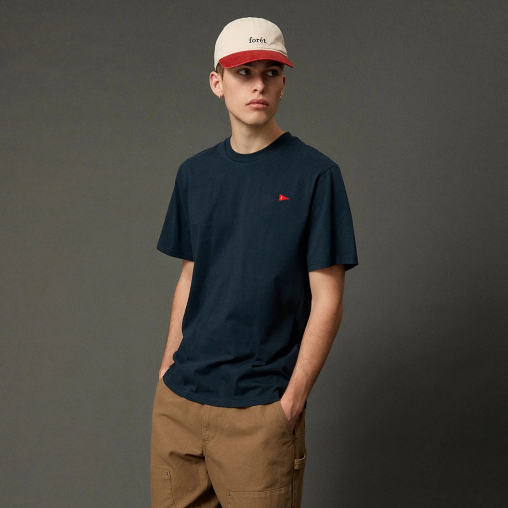 Forét M Flag T-shirt Navy