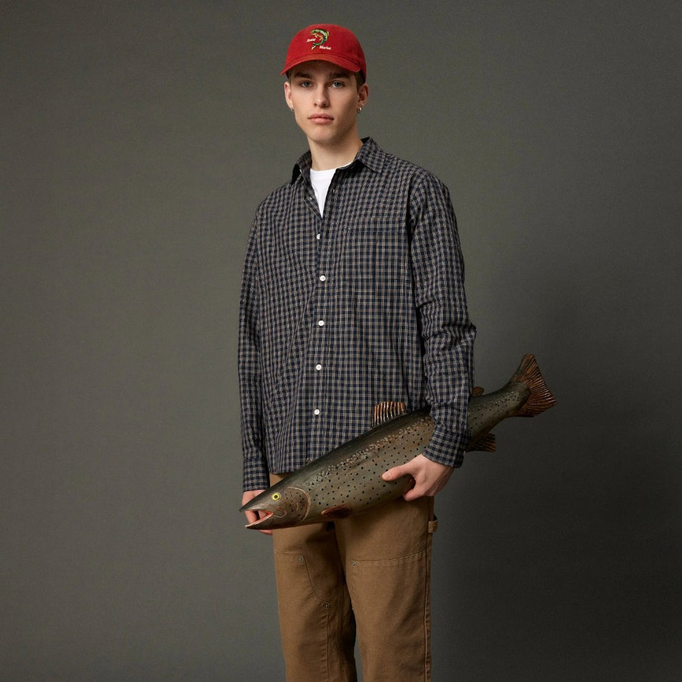 Forét Catch Washed Cap Red