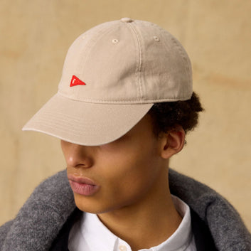 Forét Flag Washed Cap Khaki