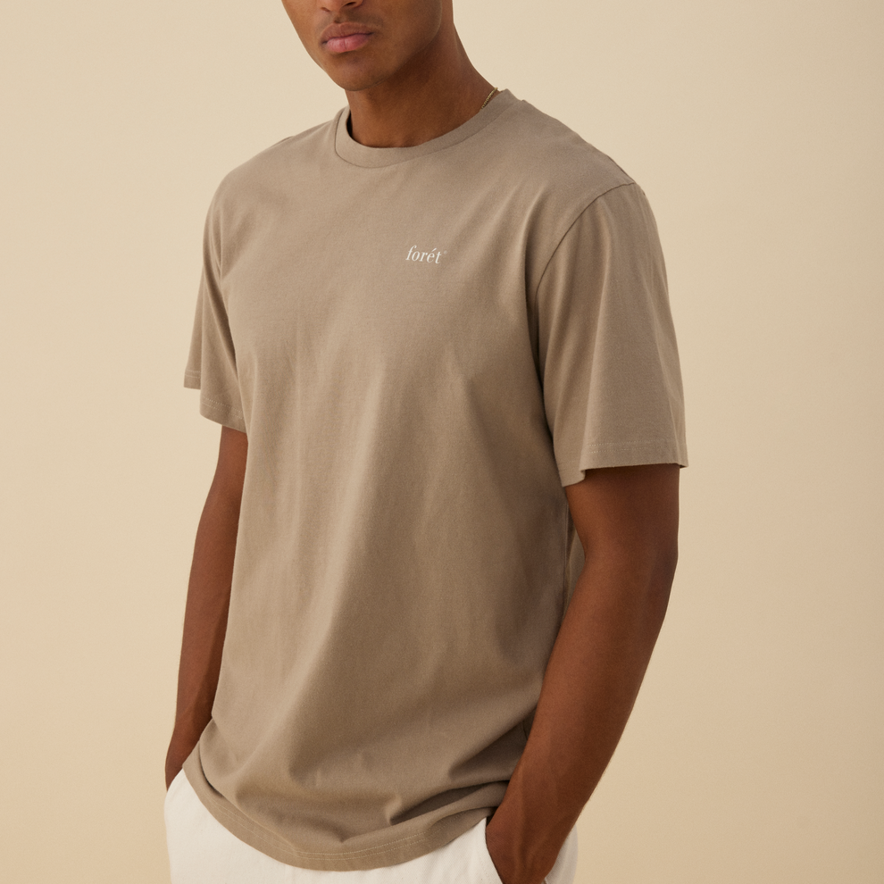 Forét M Still T-Shirt Taupe