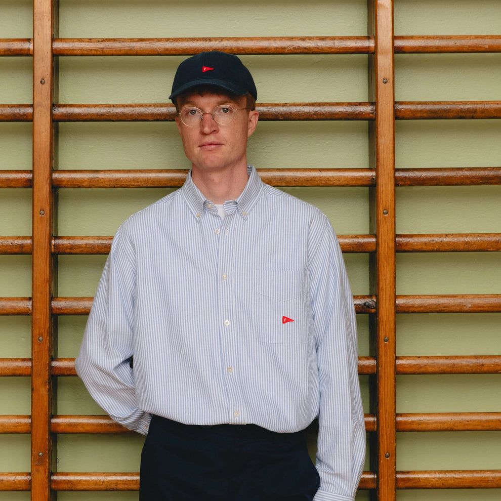 Forét Flag Washed Cap Navy