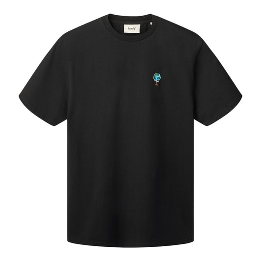 Forét M Globe T-Shirt Black