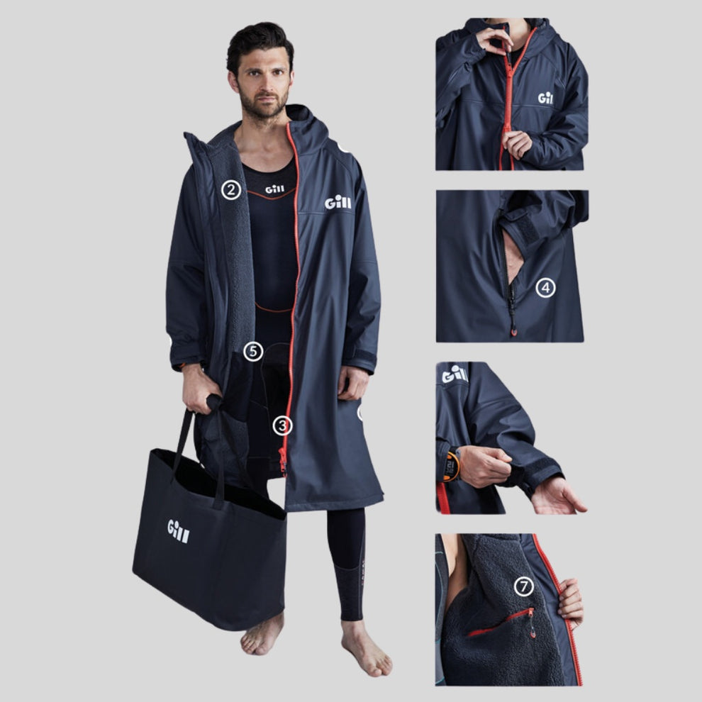 Gill 5024 Aqua Parka jakke, navy