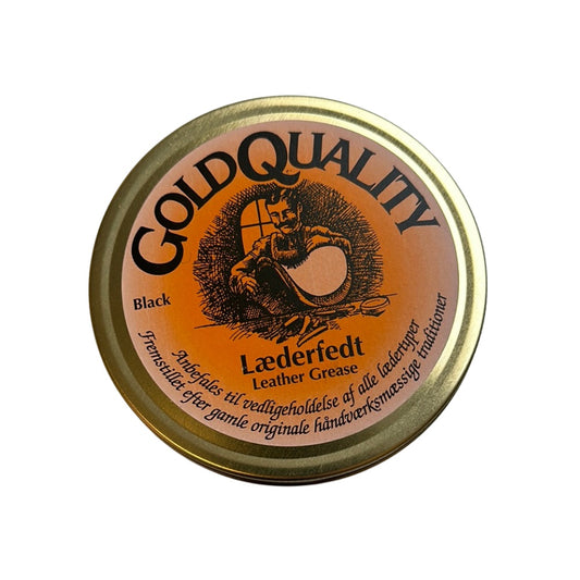 Gold Quality Læderfedt Sort 190 ml