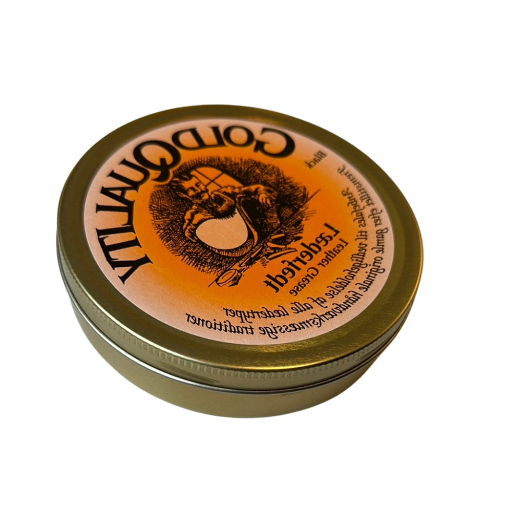 Gold Quality Læderfedt Sort 190 ml