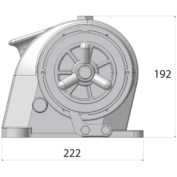 Royal manuelt ankerspil