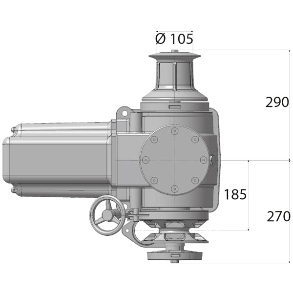 Lofrans Falkon 1700W Ankerspil