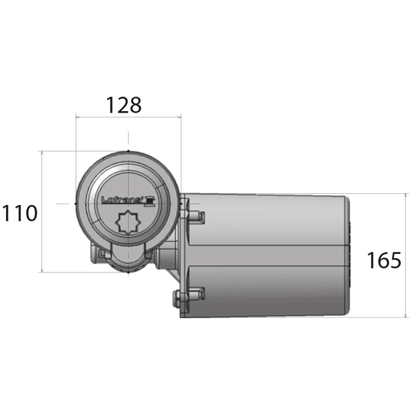 Lofrans SX1 ankerspil 12V 800W DIN 766 kæde 6mm