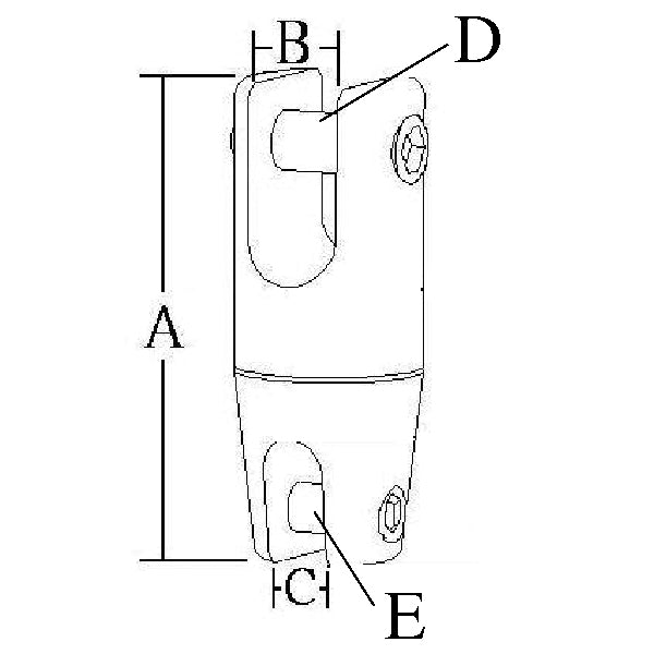 Ankersvirvel til kæde