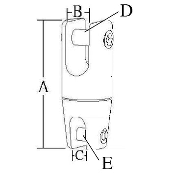 Ankersvirvel til kæde