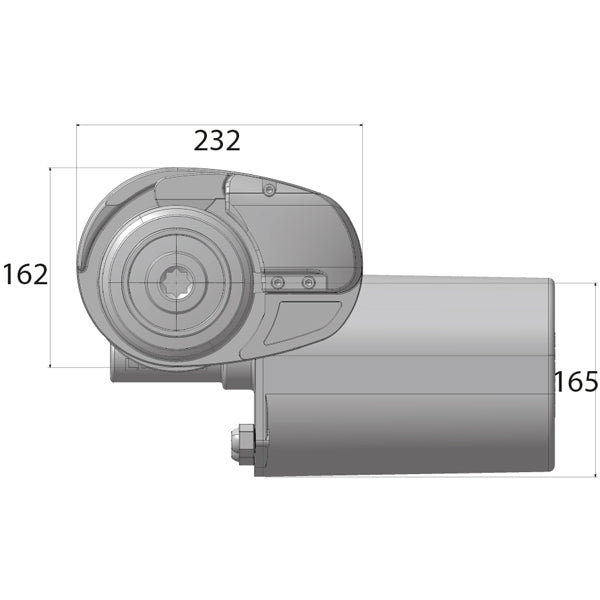 Lofrans Ankerspil X2 Lav krom, 1000W / 12V