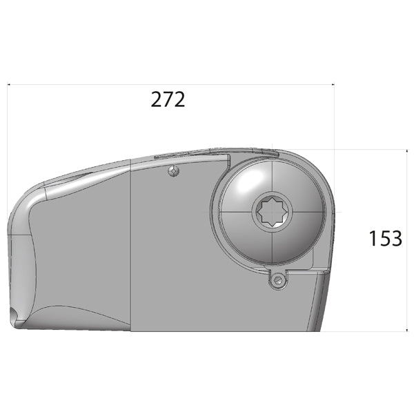Lofrans Lion ankerspil 12V 700W ISO 4565 6mm kæde/12mm tov
