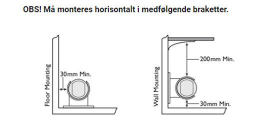 1852 Varmerør 220V CE, hvid