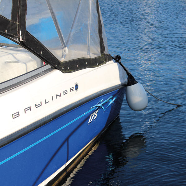 Dan-fender Single-eye fender 814 sort m/sort top