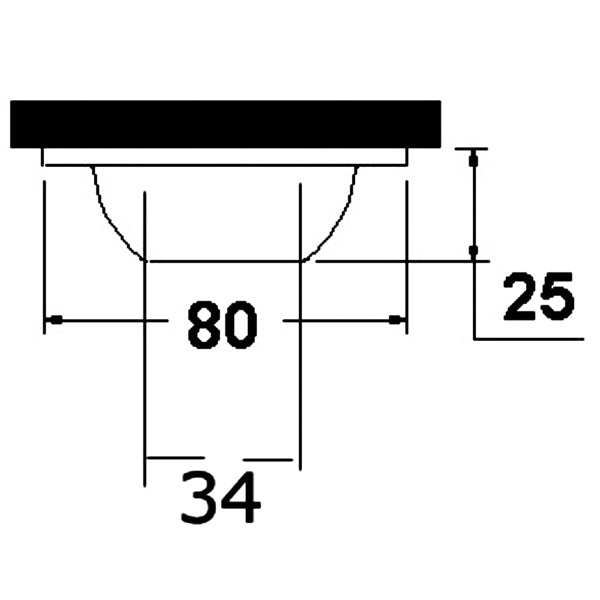 Undervandslys 5W LED 12/24V, Rustfri