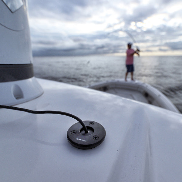 Scanstrut Kabelgennemføring lav profil IP68, sort