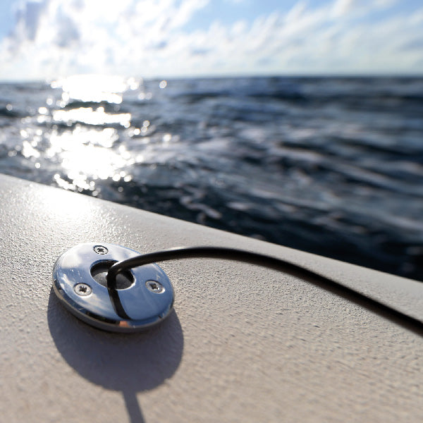 Scanstrut Dæksgennemføring lavprofil, 2-8mm, 316 RF