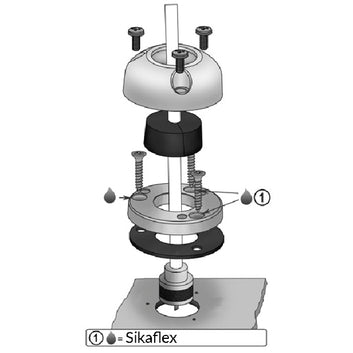Kabel gennemføring aluminium