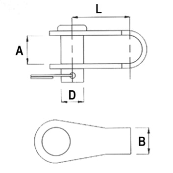 Blue Wave halve toggles Rustfri