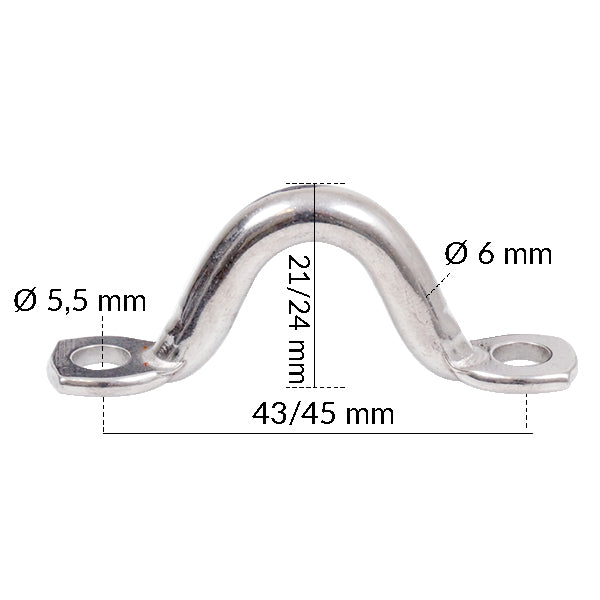1852 Bøjle kraftig model RF, Ø6mm