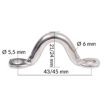 1852 Bøjle kraftig model RF, Ø6mm