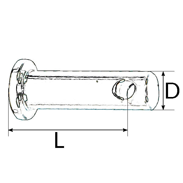 Splitbolt Rustfri Stål 2 stk.
