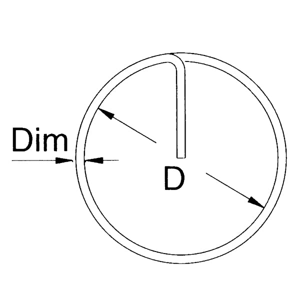 1852 Splitringe Rustfri 10 stk.