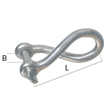 1852 Sjækler Vredne Rustfri