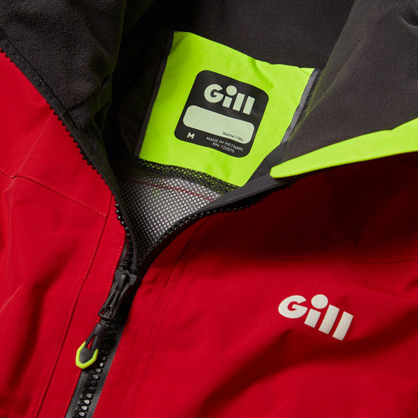 Gill OS32J Coastal jakke rød