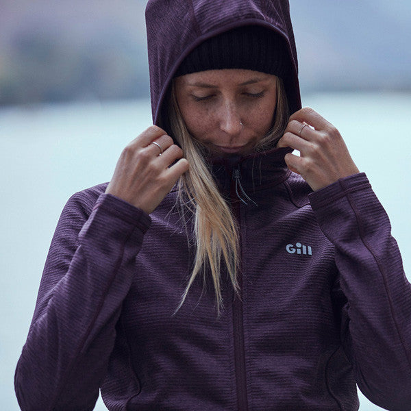 Gill 1101W Dart hoodie dame mørke lilla