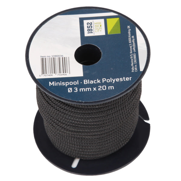 1852 Minirulle Blå Polyester Ø3mm x 20m 18stk/pk