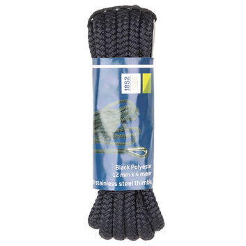 1852 Dockline fortøjninger m/kovs, sort