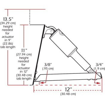 Lenco trimplan sæt Edge Mount, 9