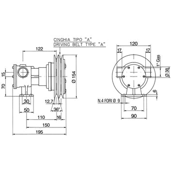 Impeller pumper m/magnet kobling 1