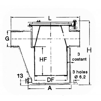 Søvandsfilter Rustfri