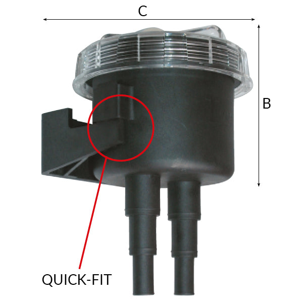 1852 Quick-fit søvandsfilter