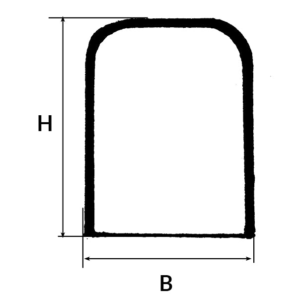 Endestykke Rustfri, fenderliste