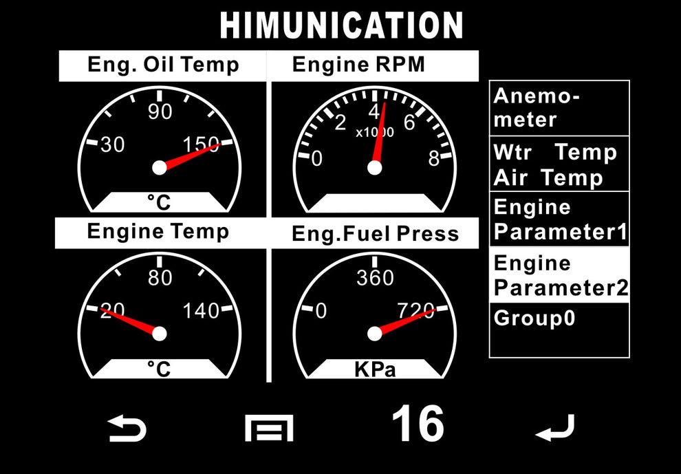Himunication HM-TS18 VHF Radio Klasse DSC-D m. GPS, NMEA2000 og multifunktions touchskærm