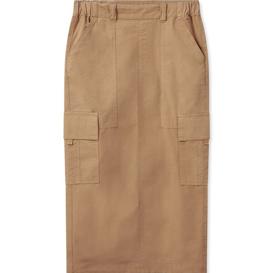 Mos Mosh W Breden Cargo Skirt Tan