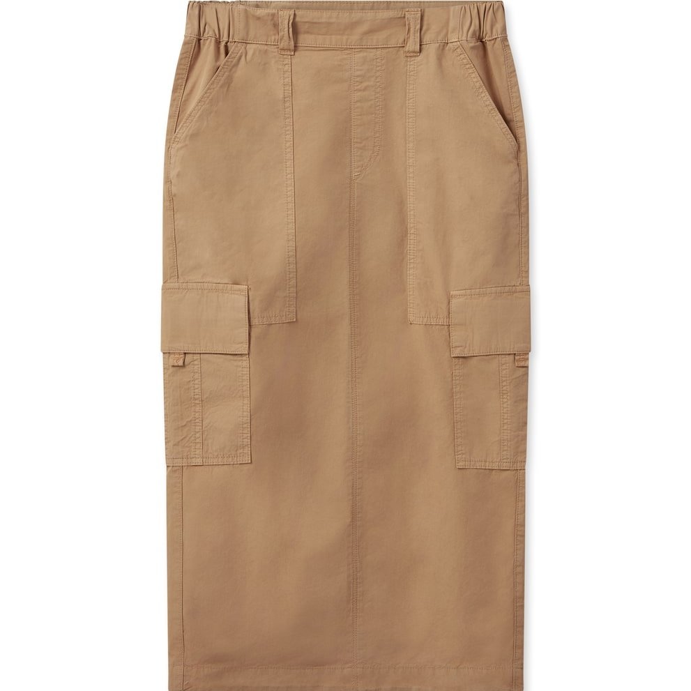 Mos Mosh W Breden Cargo Skirt Tan